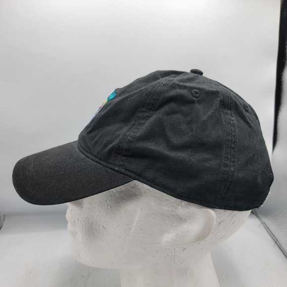 O’Neill Forum Dad Hat Black Outdoors Casual Palm Tree Casual Walking Comort - Picture 2 of 9